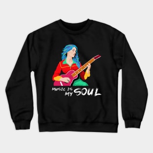 Music is My Soul Crewneck Sweatshirt